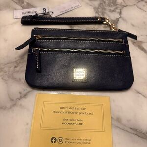 Dooney & Bourke Navy Blue Wristlet/ Wallet